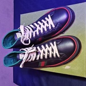 Gucci 1977 Black High-Top Sneakers